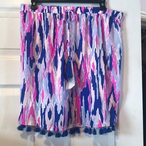 Lilly pulitzer strapless top